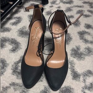 Jessica Simpson Black Heels